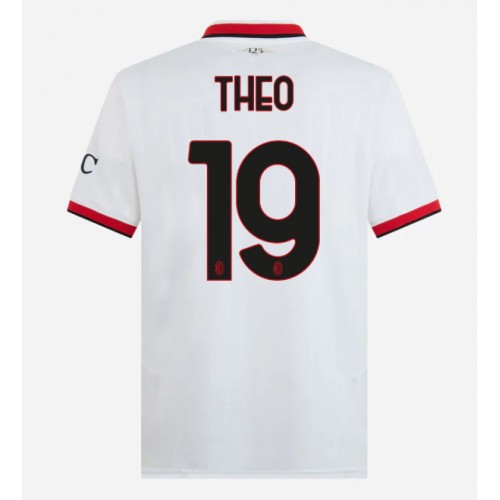 Fotballdrakt Herre AC Milan Theo Hernandez #19 Bortedrakt 2024-25 Kortermet